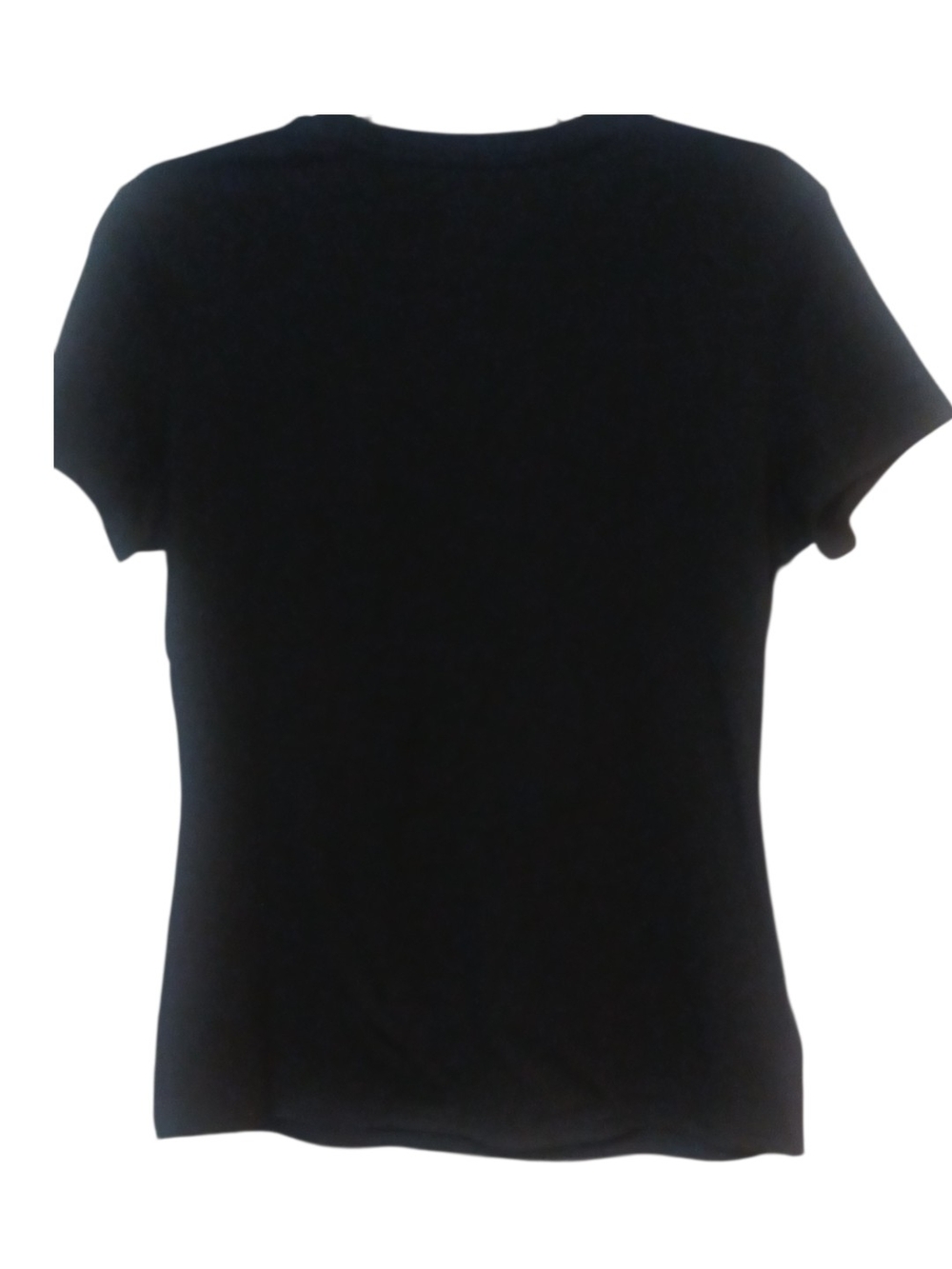 Access -Ladies Black Graphic Designed Short Sleeve Tee Shirt. Jesus across front - Picture 4 of 10